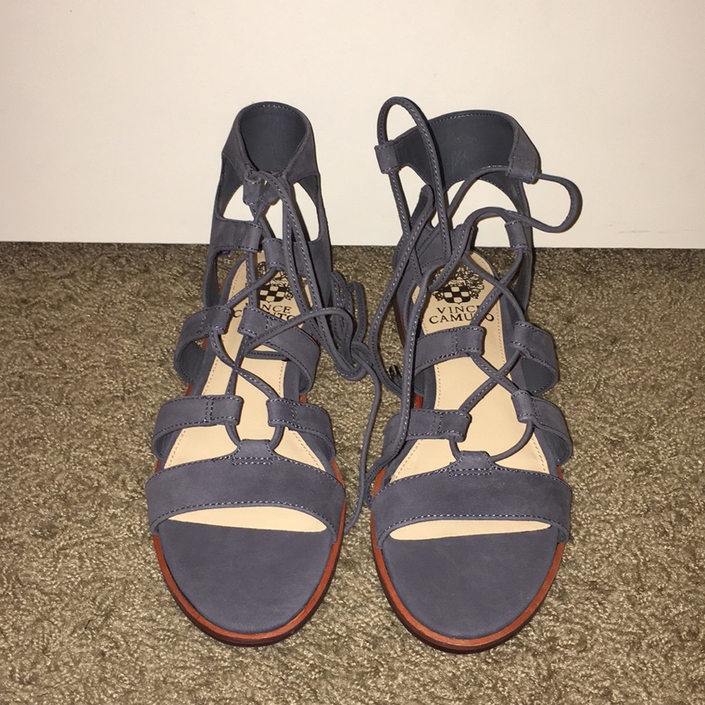 Lace up sandals